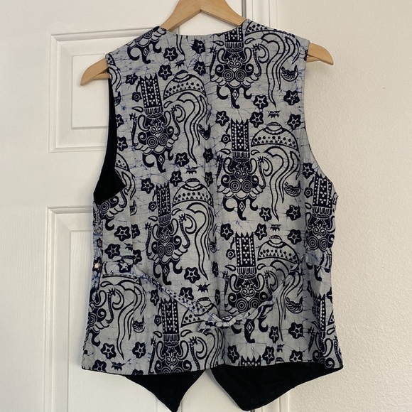 NWT Theo vintage tuxedo vest with beading. - Picture 14 of 14